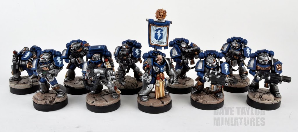 A Warhammer 40K Space Marines Sternguard Squad Storm Bolter