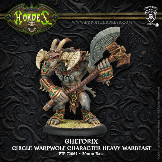 Pureblood Warpwolf Heavy Warbeast Hordes NEW Circle Orboros