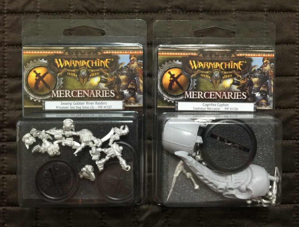 Warmachine: October Mercenary Releases Unboxed