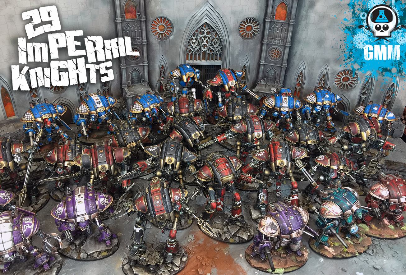 MUST SEE 40K Showcase: 29 Imperial Knights! - Bell of Lost Souls