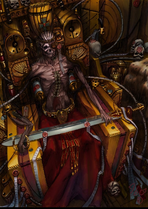 golden throne emperor