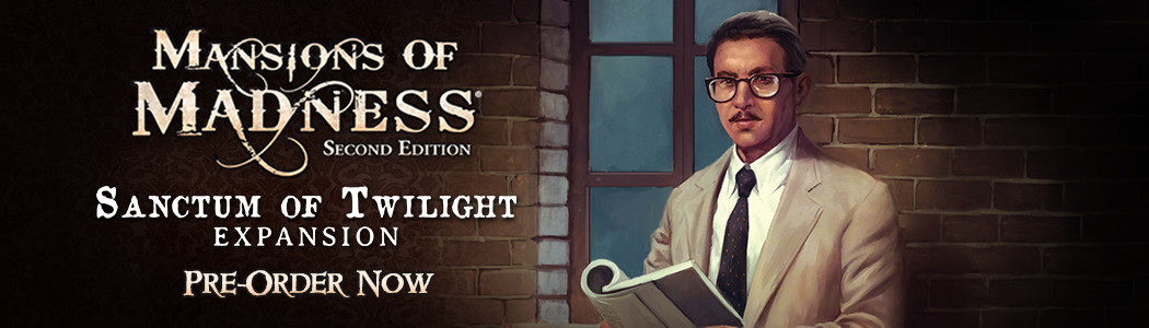  Mansions of Madness Sanctum of Twilight Expansion - Confront  the Shadows of the Order! Cooperative Mystery Game, Ages 14+, 1-5 Players,  2-3 Hour Playtime, Made by Fantasy Flight Games : Toys & Games