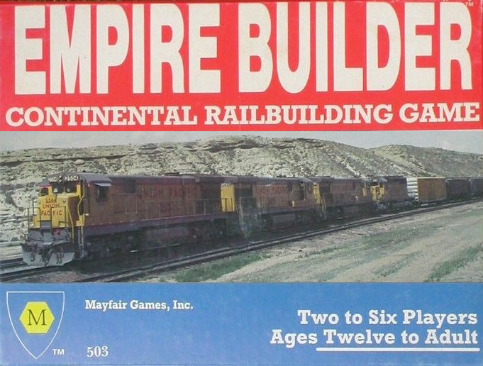 Empire Builder Continental good Railbuilding Game