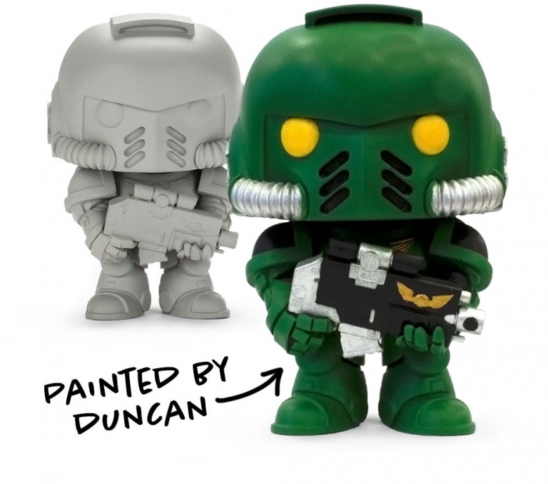 warhammer 40k funko pop unpainted