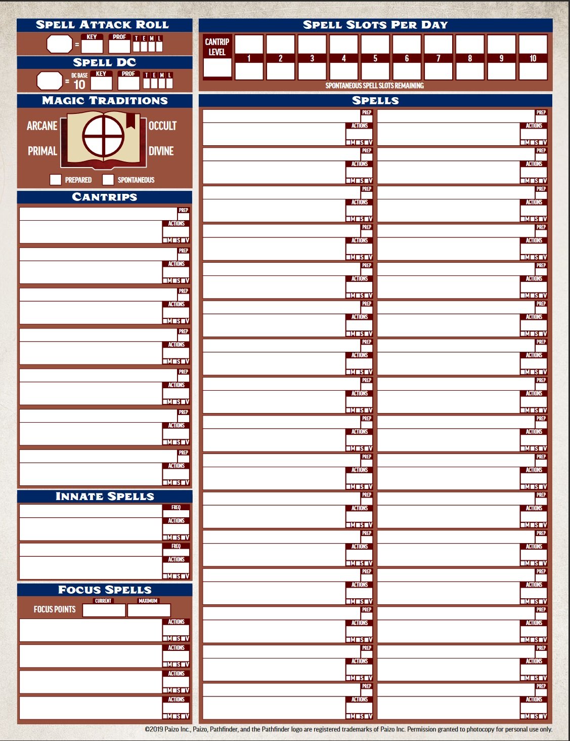 Form Fillable Character Sheet For Dragonage Rpg - Printable Forms Free ...
