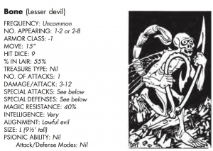 D&D Monster Spotlight: Bone Devils - Bell of Lost Souls