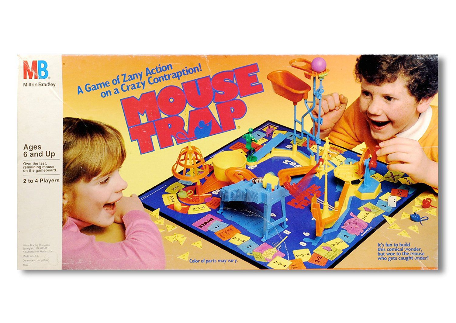 Mouse Trap Game by Ideal 1975 
