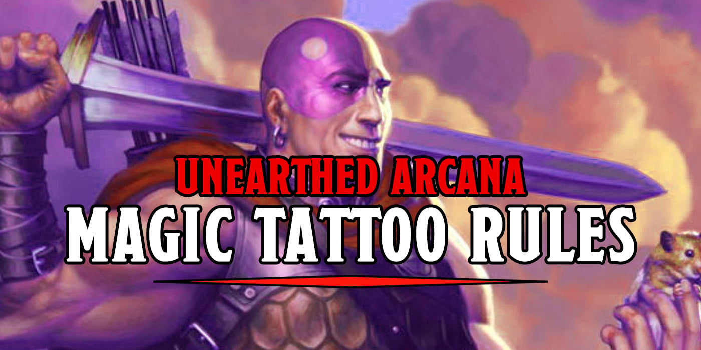 A 5e Guide to Magic Tattoos Becoming a Walking Spell Scroll
