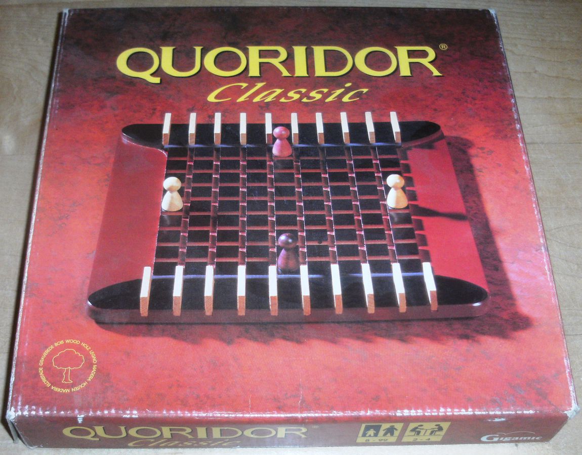 NEW IN BOX Gigamic Wooden Quoridor Classic Board Game Strategy Game 2  Players
