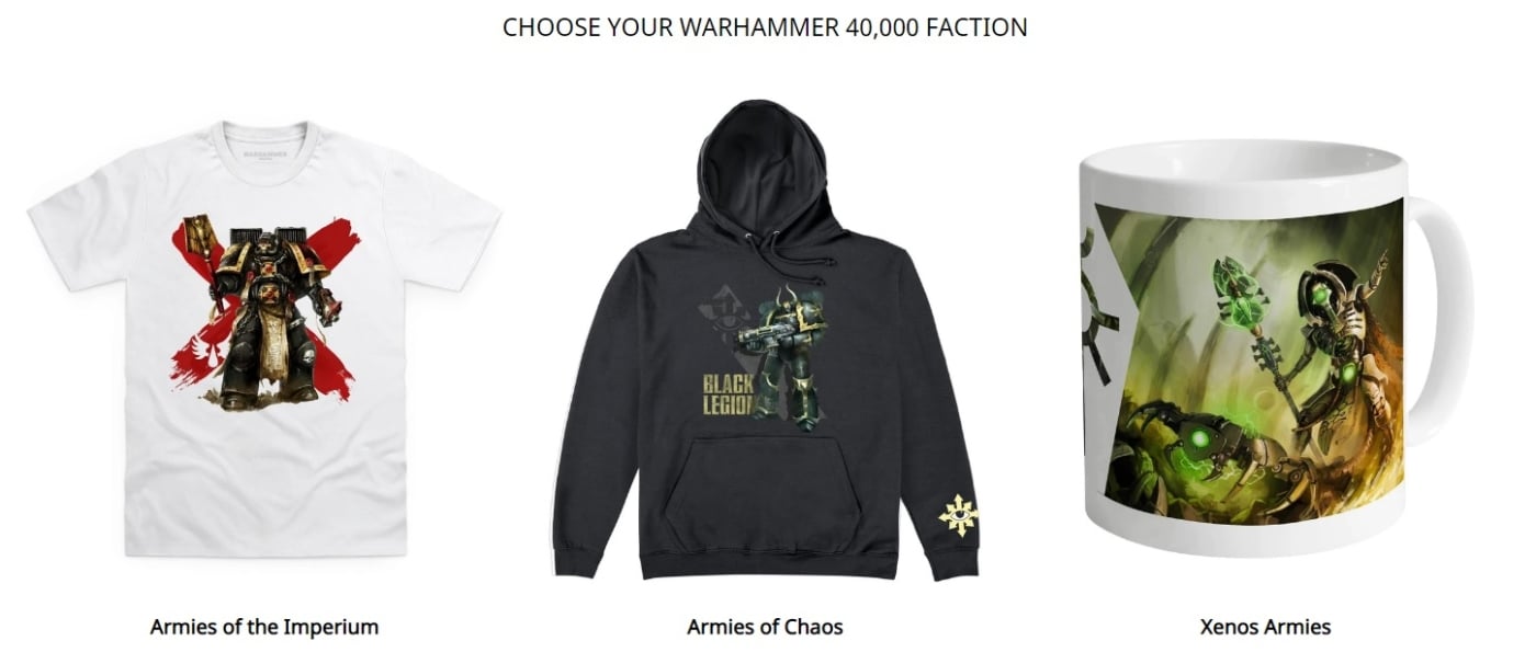 warhammer merch usa