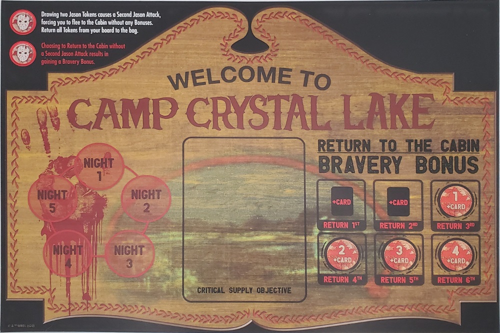 Friday the 13th Horror at Camp Crystal Lake Board Game USAopoly