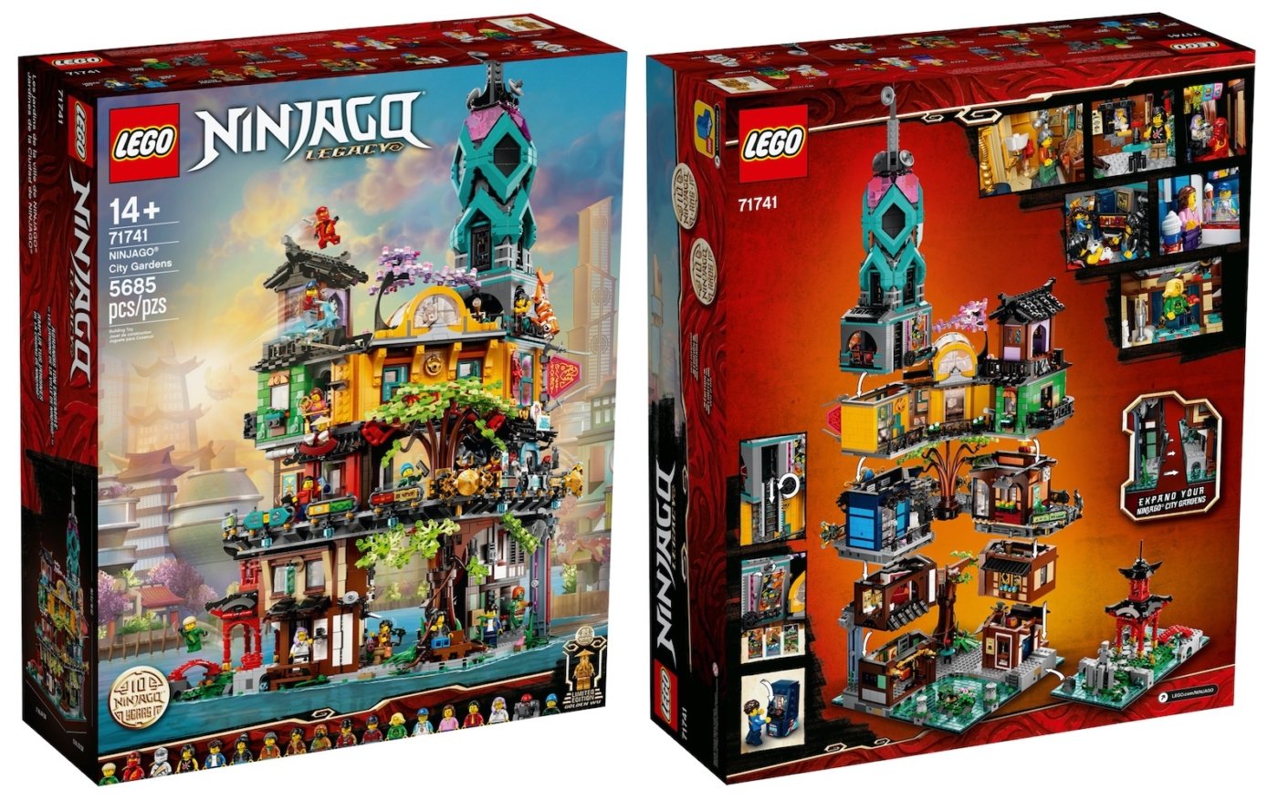 Grow Your City or Start a New One with Huge NINJAGO City Gardens Set ...