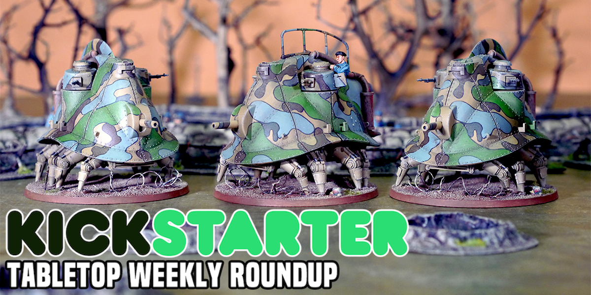 Kickstarter RoundUp Weird Walkers, Diceless RPG, & Slick Virtual