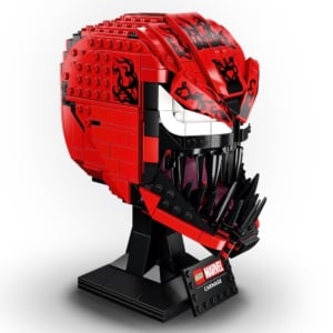 lego marvel carnage bust