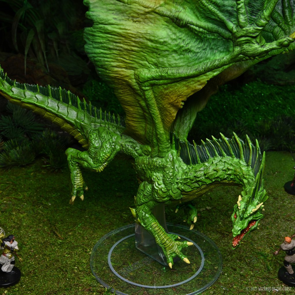 wizkids adult green dragon