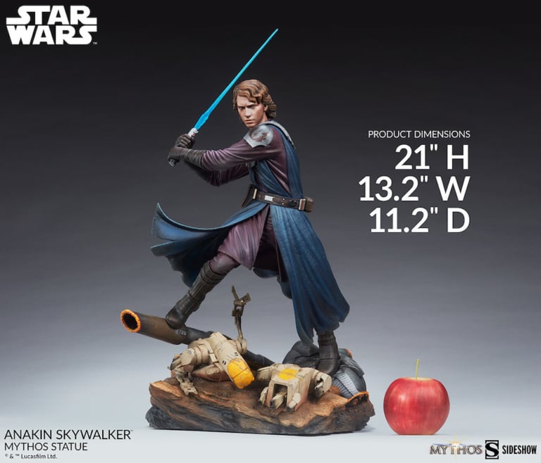 anakin skywalker mythos statue