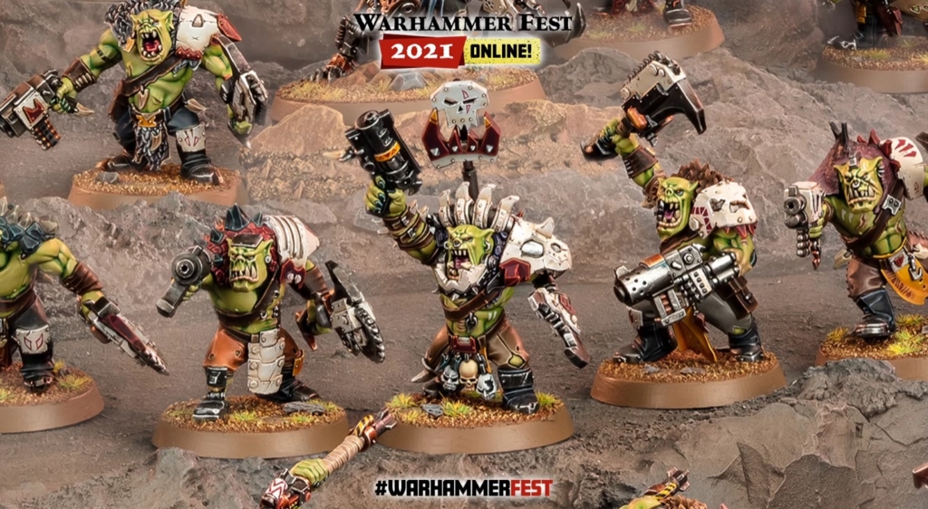 Warhammer Fest 2021 More Warhammer 40k Reveals Beast Snaggas Models