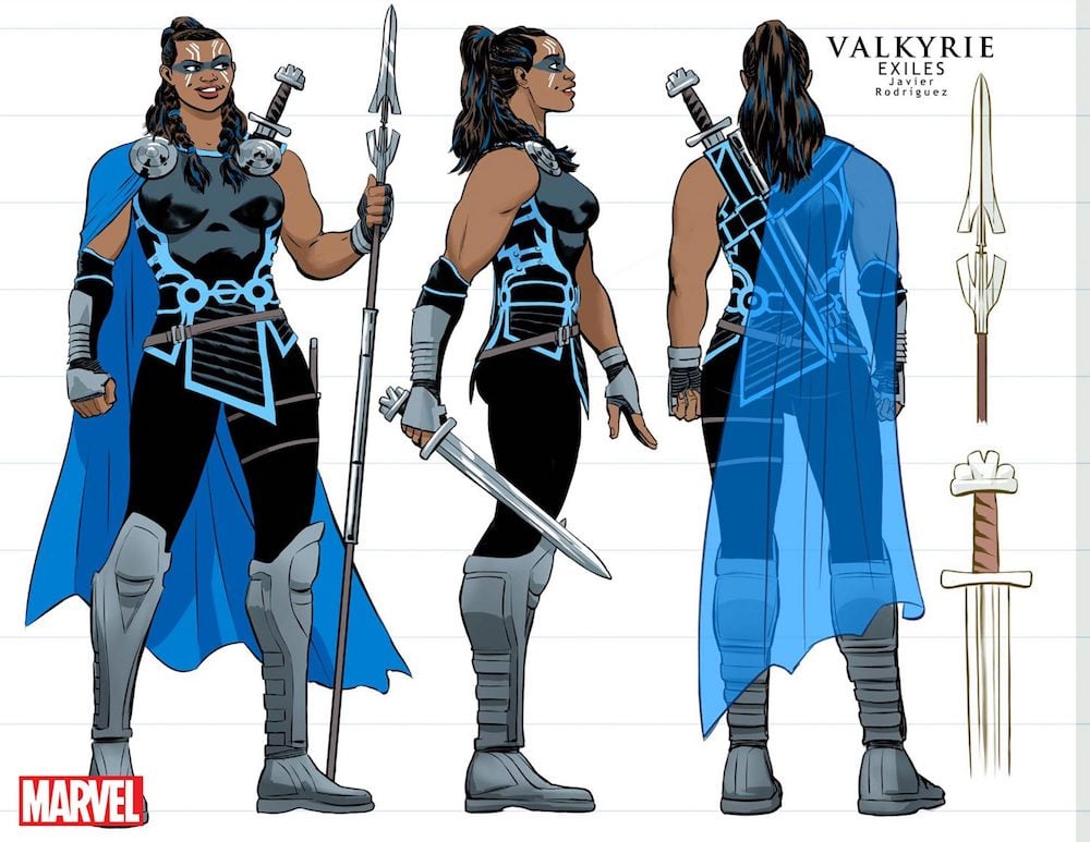 Tessa Thompson as Valkyrie in Thor Ragnarok - Valkyrie (Marvel Comics) -  Wikipedia