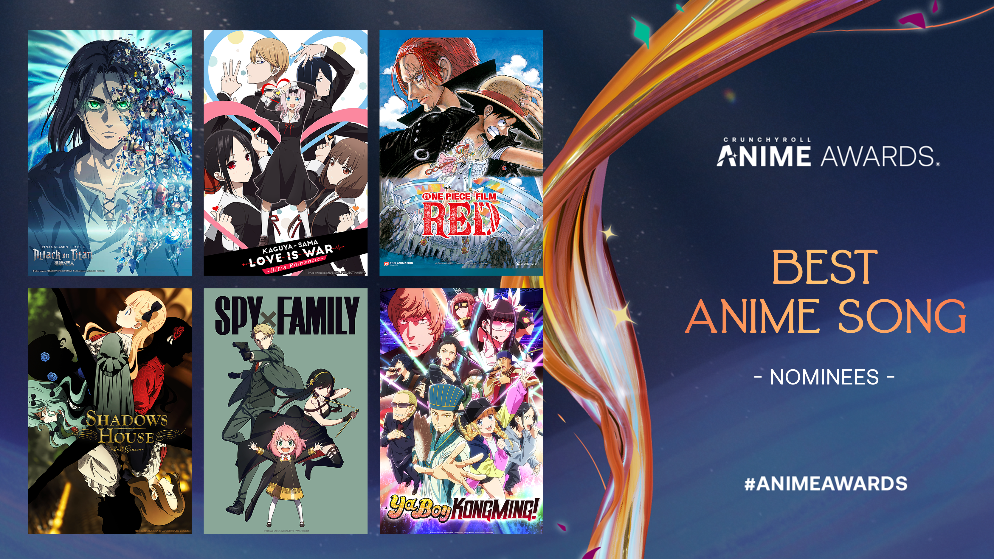 Crunchyroll Anime Awards 2022 Winners: Attack on Titan, Jujutsu Kaisen,  more - Dexerto